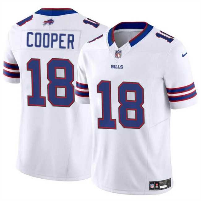 Men & Women & Youth Buffalo Bills #18 Amari Cooper White 2024 F.U.S.E. Vapor Untouchable Limited Stitched Football Jersey->buffalo bills->NFL Jersey